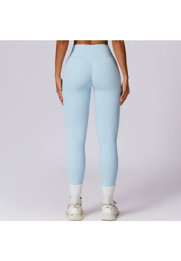 Intica - Legginsy treningowe z wysokim stanem do ćwiczeń Diega. Stan: podwyższony. Kolor: szary. Materiał: materiał. Sport: fitness