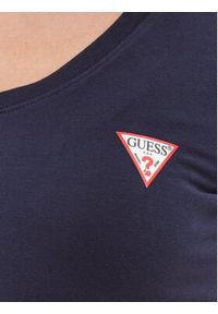 Guess T-Shirt W2YI45 J1314 Granatowy Slim Fit. Kolor: niebieski. Materiał: bawełna #2