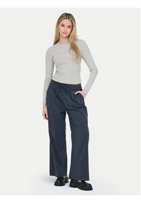 only - ONLY Bluzka Val 15371305 Szary Regular Fit. Kolor: szary. Materiał: bawełna #6