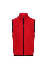 Regatta - Ocieplana Dziecięca Mikropolar. Kolor: czerwony. Styl: sportowy #1