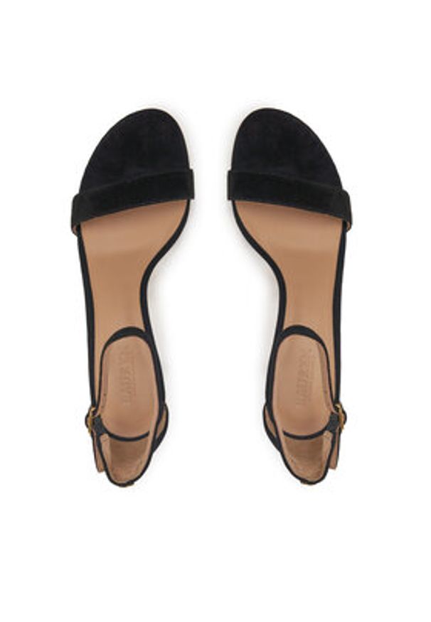 Lauren Ralph Lauren - LAUREN RALPH LAUREN Sandały Allie 802959175001 Czarny. Kolor: czarny. Materiał: skóra