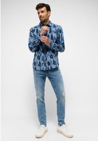 Mustang - Męskie Spodnie Jeansowe MUSTANG Oregon Slim Denim Blue 1015865 5000 424. Okazja: na co dzień. Stan: obniżony. Styl: casual, klasyczny, sportowy #8