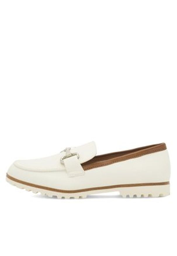 Clara Barson Loafersy WS10001-03 Biały. Kolor: biały. Materiał: syntetyk