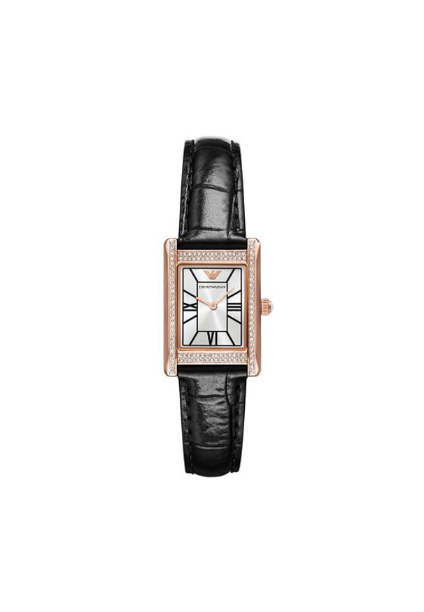 Emporio Armani Zegarek Genni AR11624 Czarny. Kolor: czarny
