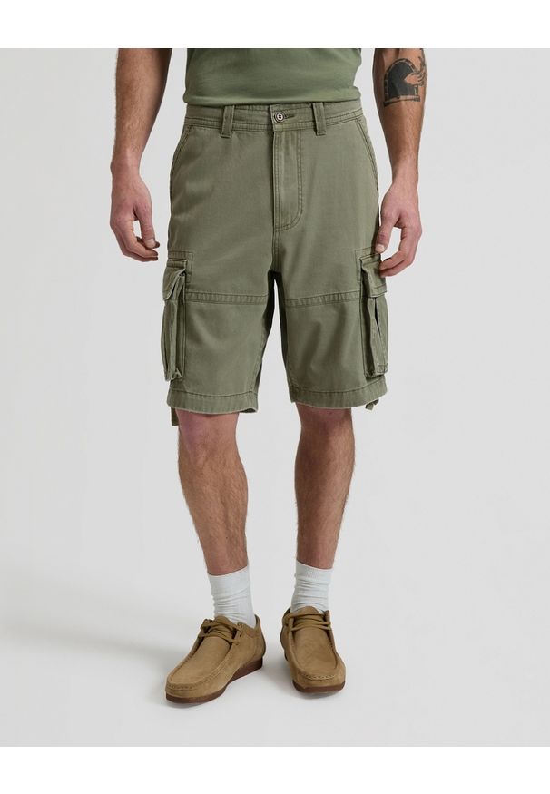 Lee - MESKIE SZORTY LEE SIERRA SHORT MERCANTILE GREEN 112378682