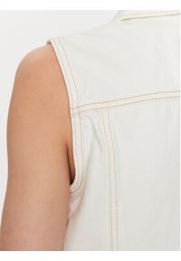 Levi's® Kamizelka Xs A4855-0001 Biały Slim Fit. Kolor: biały. Materiał: bawełna