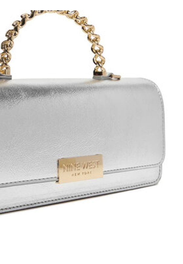 Nine West Torebka CEO-Mercer Mood-KY317 Srebrny. Kolor: srebrny