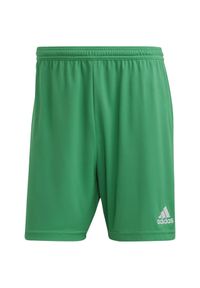 Adidas - Spodenki piłkarskie męskie adidas Entrada 22. Kolor: zielony. Sport: piłka nożna