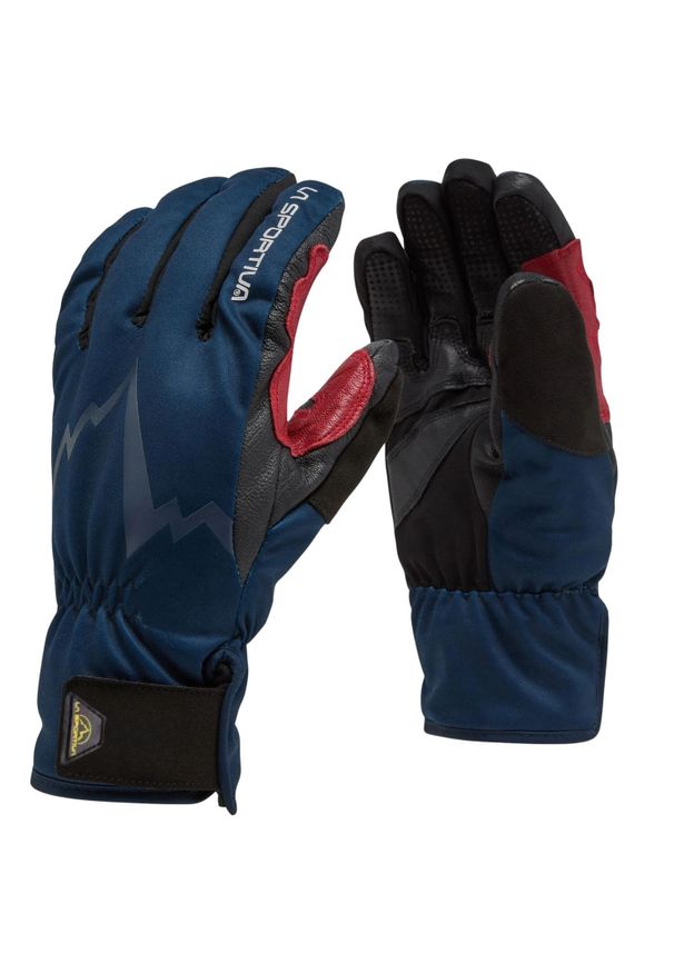 LA SPORTIVA - Rękawice narciarskie męskie La Sportiva Ski Touring. Kolor: niebieski. Materiał: skóra, poliester. Sezon: zima. Sport: narciarstwo