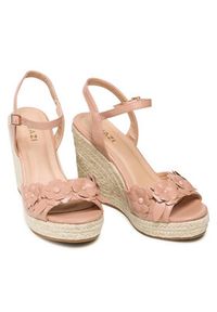 QUAZI Espadryle TS5307-01 Beżowy. Kolor: beżowy. Materiał: skóra #8