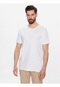 Lindbergh T-Shirt 30-420051 Biały Regular Fit. Kolor: biały. Materiał: bawełna #1