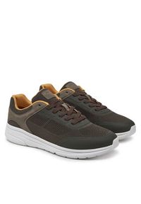 Geox Sneakersy U Klaiver U55LBB 06K9J C3009 Khaki. Kolor: brązowy. Materiał: materiał #6
