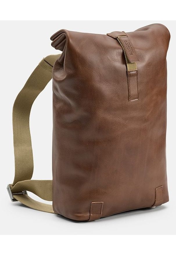 Brooks - Plecak BROOKS PICKWICK HARD LEATHER, Brown, Pojemność 12L, Garbowana skóra (NEW). Materiał: skóra