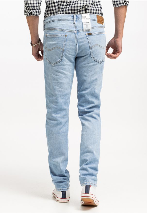 Lee - LEE DAREN ZIP FLY MĘSKIE SPODNIE JEANSOWE JEANSY DŻINSY BLUE SKY LIGHT L707ICC25 112331697