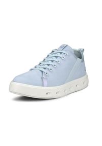 ecco - Buty do chodzenia damskie Ecco Sneaker Street 720. Kolor: wielokolorowy. Materiał: materiał, skóra. Szerokość cholewki: normalna. Sport: turystyka piesza