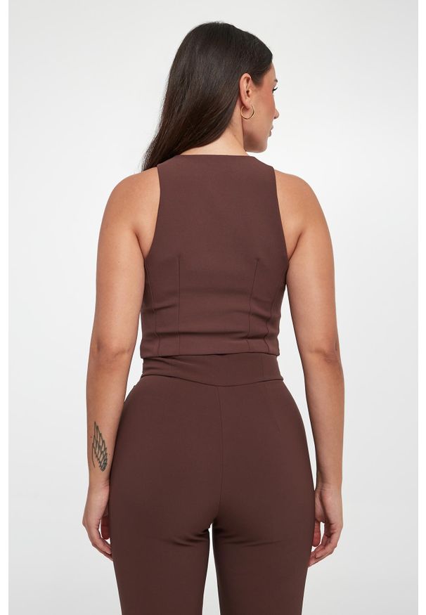 Elisabetta Franchi - Top damski zapinany na zamek ELISABETTA FRANCHI