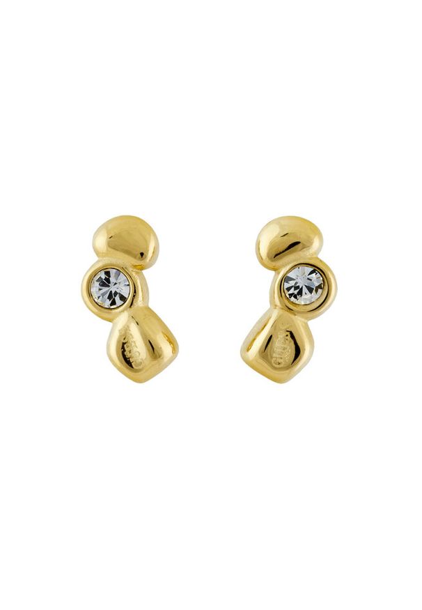 Kolczyki Guess. Materiał: złote. Kolor: złoty