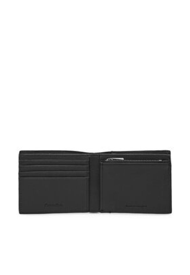 Calvin Klein Portfel Micropebble Billfold W Coin LV04D1033G Czarny. Kolor: czarny. Materiał: skóra
