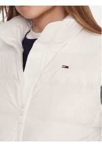 Tommy Jeans Bezrękawnik DW0DW21622 Biały Slim Fit. Kolor: biały. Materiał: syntetyk. Długość rękawa: bez rękawów
