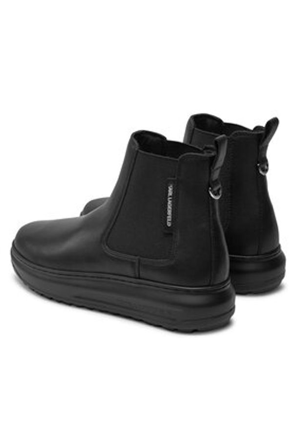 Karl Lagerfeld - KARL LAGERFELD Sztyblety KL67564 Czarny. Kolor: czarny. Materiał: skóra