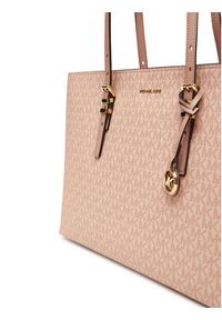 MICHAEL Michael Kors Torebka Quinn 30T5GQNT9V Beżowy. Kolor: beżowy. Materiał: skórzane