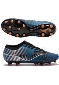 Buty piłkarskie korki Joma Propulsion Cup treningowe lanki ze skarpetą FG. Kolor: wielokolorowy, turkusowy, niebieski. Sport: piłka nożna