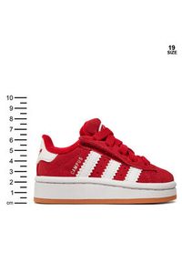 Adidas - adidas Sneakersy Campus 00s Cf El I JI4336 Czerwony. Kolor: czerwony. Materiał: zamsz, skóra. Model: Adidas Campus #7