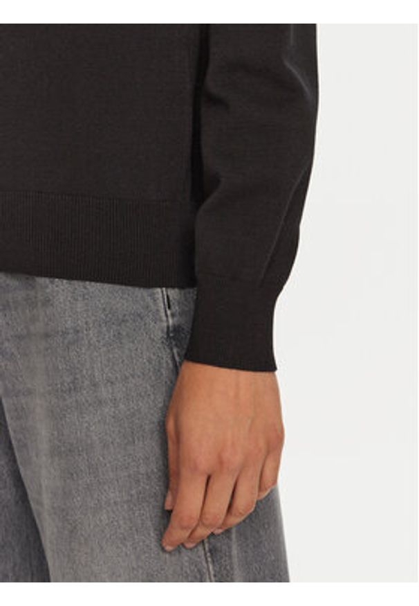 Liu Jo Sport Sweter TF4286 MS63L Czarny Regular Fit. Kolor: czarny. Materiał: syntetyk, wiskoza. Styl: sportowy