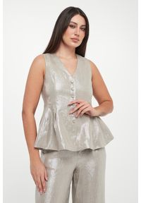 Joseph Ribkoff - Kamizelka damska lniana JOSEPH RIBKOFF. Materiał: len #1