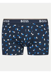 BOSS - Boss Komplet 3 par bokserek 50517829 Granatowy. Kolor: niebieski. Materiał: bawełna #8