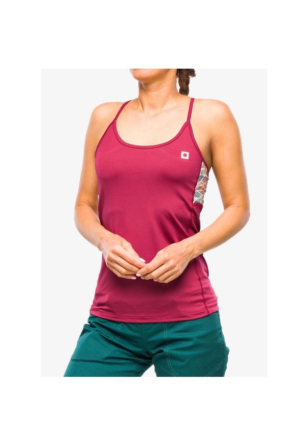 OCUN - Top wspinaczkowy damski Ocun Arista Top. Kolor: różowy