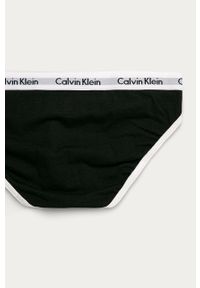 Calvin Klein Underwear - Figi dziecięce (2-pack). Kolor: czarny. Materiał: bawełna, dzianina, elastan. Wzór: gładki #2