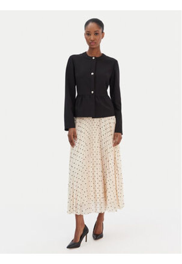 JOOP! Marynarka Jadora 30100030 Czarny Slim Fit. Kolor: czarny. Materiał: syntetyk