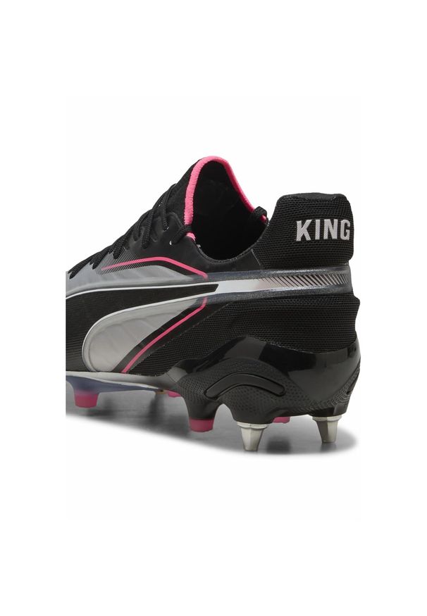 Puma - Buty piłkarskie KING ULTIMATE MxSG PUMA. Kolor: biały, wielokolorowy, różowy, czarny. Szerokość cholewki: normalna. Sport: piłka nożna
