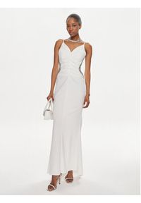 Rinascimento Sukienka wieczorowa CFC0117706003 Biały Regular Fit. Kolor: biały. Materiał: syntetyk. Styl: wizytowy #5