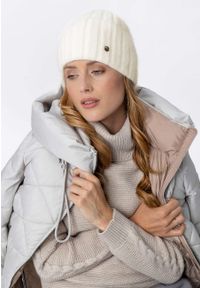 Volcano - Czapka zimowa z angorą H-POWER. Materiał: poliester, prążkowany, wełna, włókno, dzianina, syntetyk. Wzór: prążki, ze splotem. Sezon: zima. Styl: klasyczny, elegancki #1