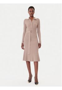 Marciano Guess Sukienka dzianinowa 5BGK07 5891Z Beżowy Slim Fit. Kolor: beżowy. Materiał: syntetyk #4