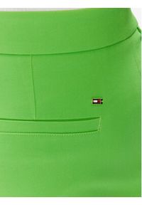 TOMMY HILFIGER - Tommy Hilfiger Spodnie materiałowe WW0WW38598 Zielony Flare Fit. Kolor: zielony. Materiał: wiskoza #4