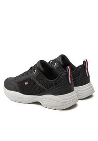 TOMMY HILFIGER - Tommy Hilfiger Sneakersy Chunky Runner FW0FW07818 Czarny. Kolor: czarny. Materiał: materiał #6