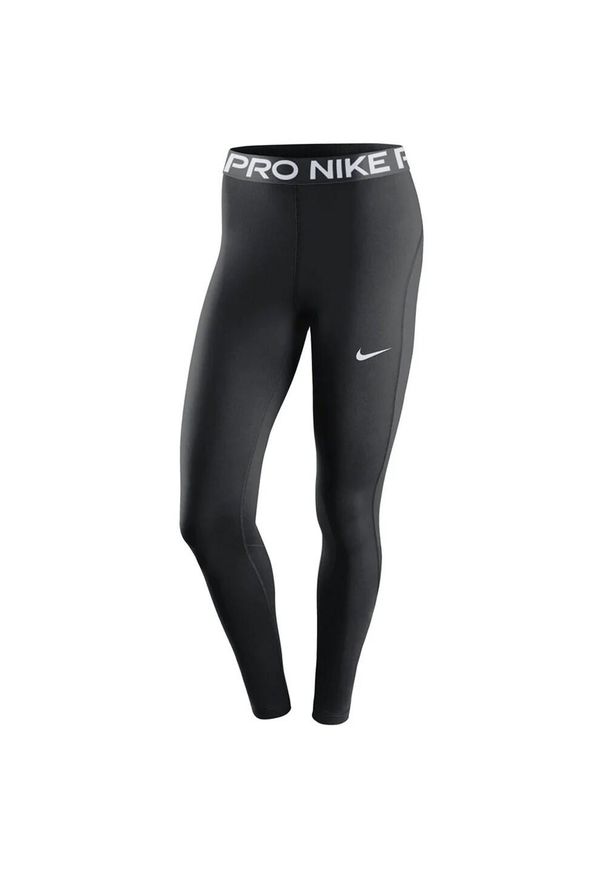 Nike - Legginsy Damskie Pro DriFIT Mid Rise. Kolor: czarny. Sport: turystyka piesza