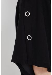 Armani Exchange bluzka 3LYM72.YJ7RZ damska kolor czarny gładka. Kolor: czarny. Wzór: gładki #6