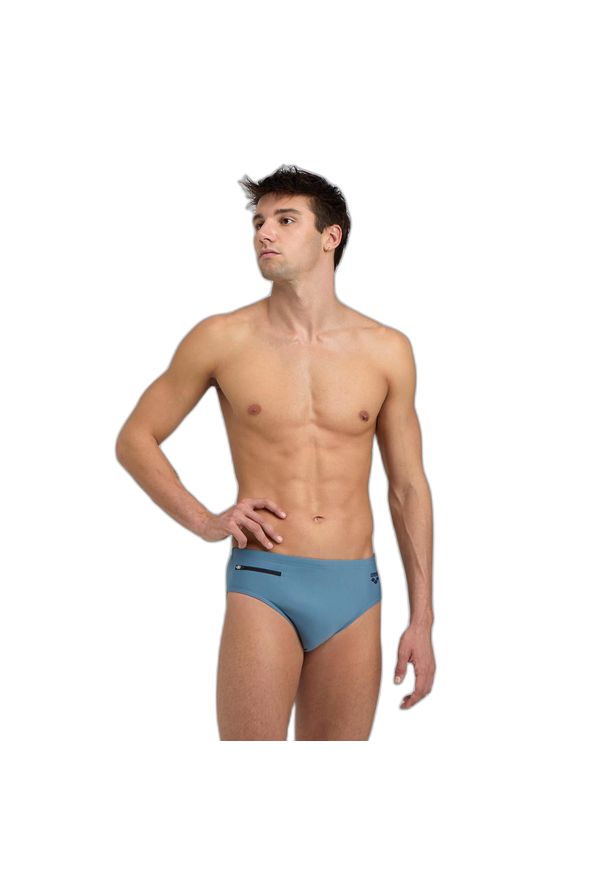 Kąpielówki Arena Zip. Kolor: szary