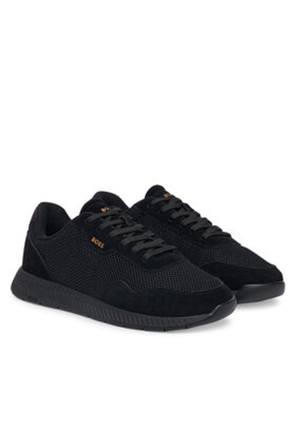 BOSS Sneakersy Titanium 50541882 Czarny. Kolor: czarny. Materiał: materiał