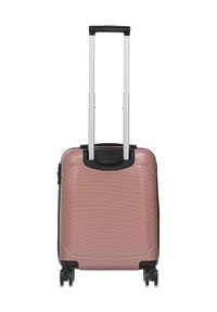 Ochnik - Komplet walizek na kółkach 19'/24'/28'. Kolor: różowy. Materiał: guma, poliester, materiał #8