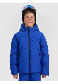 4f - 4F Kurtka narciarska membrana 5000 chłopięca - niebieska 146 (10-11 lat). Kolor: niebieski. Sezon: lato #1