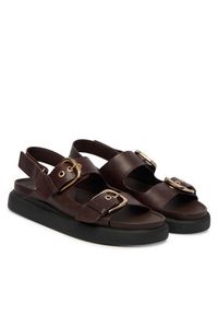 Clarks Sandały Aristella Bay 26185806 Brązowy. Kolor: brązowy. Materiał: skóra #5