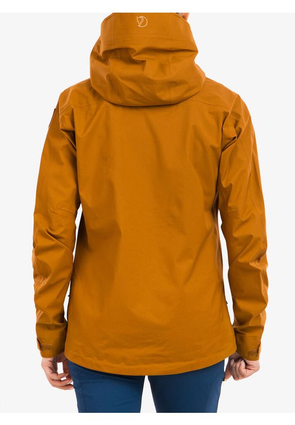Fjällräven - Kurtka damska Fjallraven Keb Eco-Shell Jacket. Kolor: brązowy