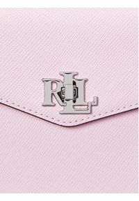 Lauren Ralph Lauren - LAUREN RALPH LAUREN Torebka Farrah 431966765002 Różowy. Kolor: różowy. Materiał: skórzane #5