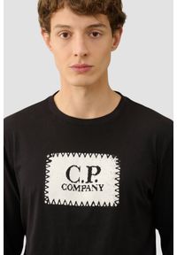 C.P. Company - C.P. COMPANY Czarny męski longsleeve, Rozmiar L. Kolor: czarny. Długość rękawa: długi rękaw #5
