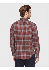 Sisley Koszula 5MQWSQ01A Czerwony Regular Fit. Kolor: czerwony. Materiał: bawełna